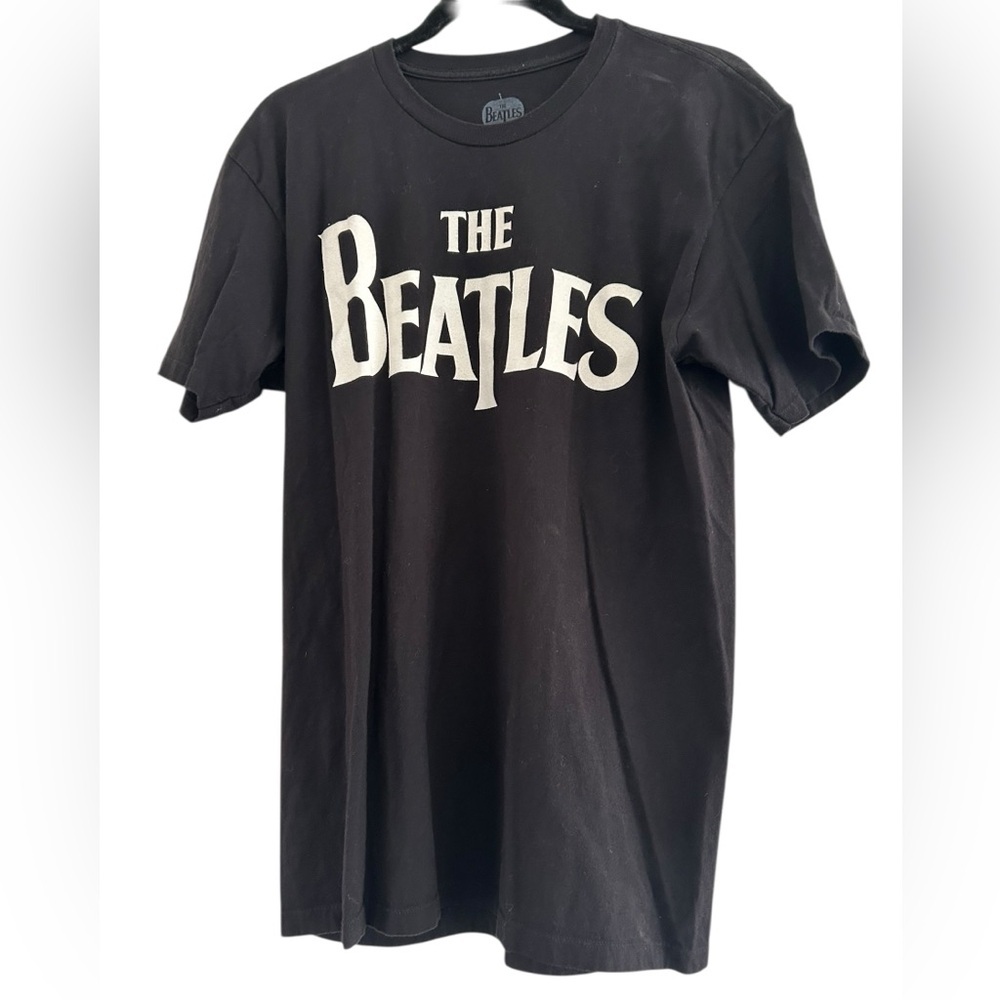 The Beatles Classic Logo Tee Essential 60s Rock Band Unisex Graphic T-Shirt L